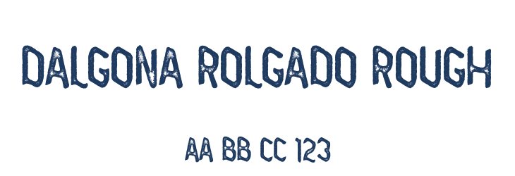 Dalgona Rolgado Rough Font Preview
