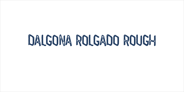 Dalgona Rolgado Rough Logo
