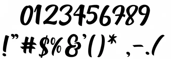 Dalgona Font OTHER CHARS