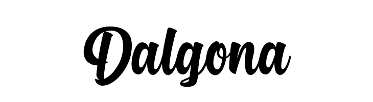 Dalgona  免费字体下载