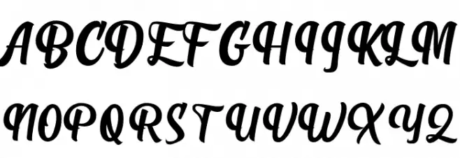 Dalgona Schriftart Groß