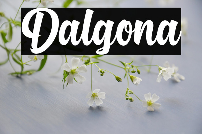 Dalgona Example 2