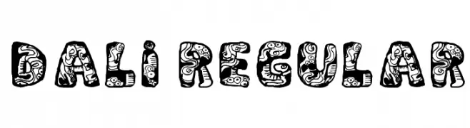 Dali Regular  Frei Schriftart Herunterladen