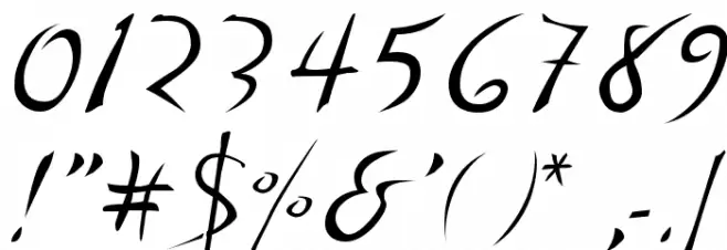 Dali Font OTHER CHARS