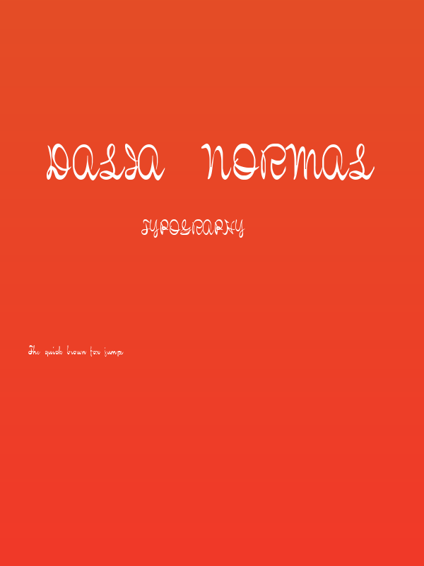 Dalia  Normal Poster