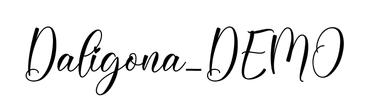 Daligona_DEMO  Fuentes Gratis Descargar