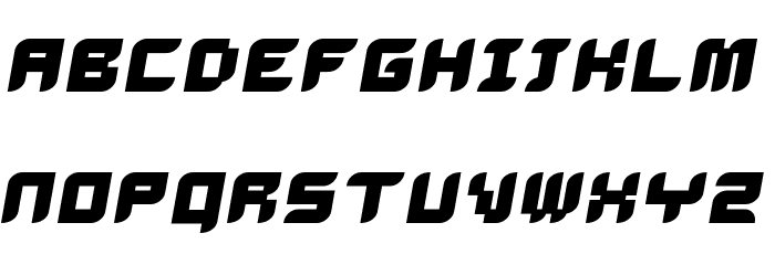 Dalila Bold Oblique Font LOWERCASE