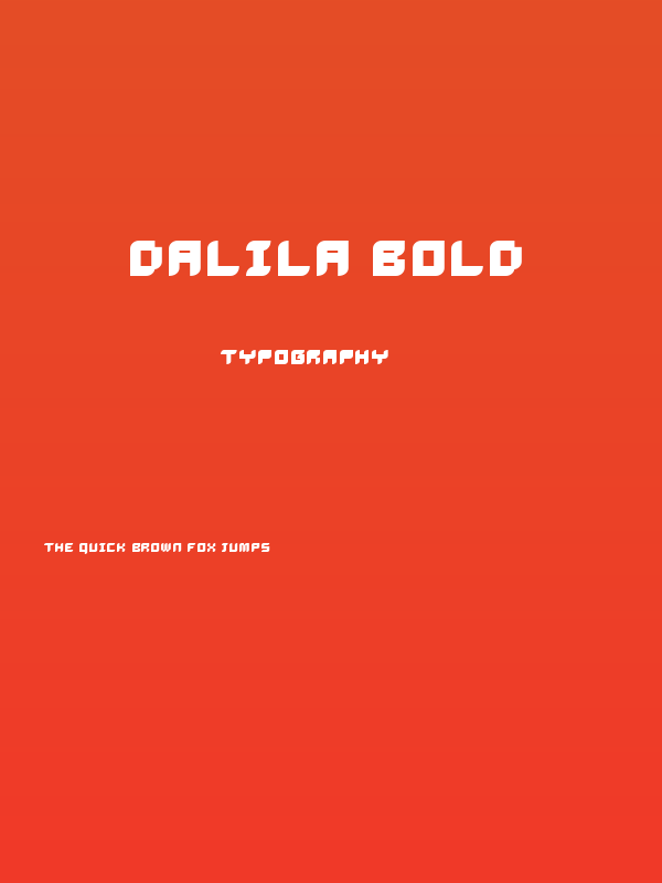 Dalila Bold Poster