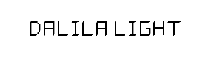 Dalila Light  Скачать бесплатные шрифты