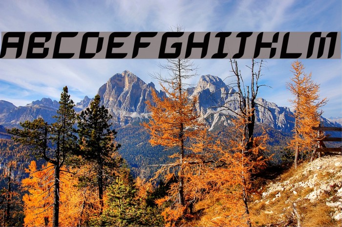 Dalila Oblique Font examples