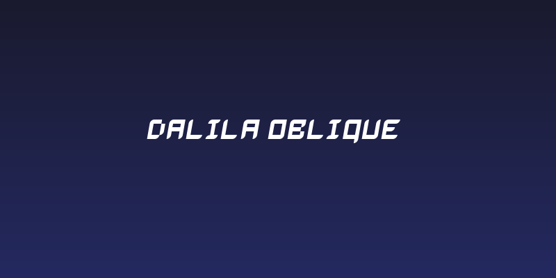 Dalila Oblique Social Header