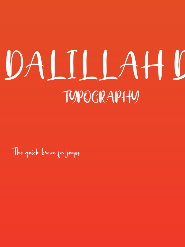 Dalillah Demo Poster