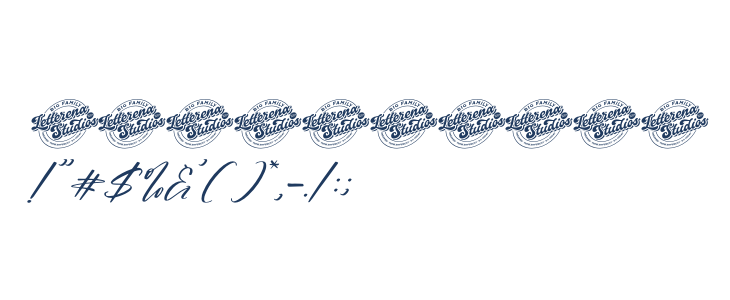 Dalinthy DEMO VERSION Italic Other Characters