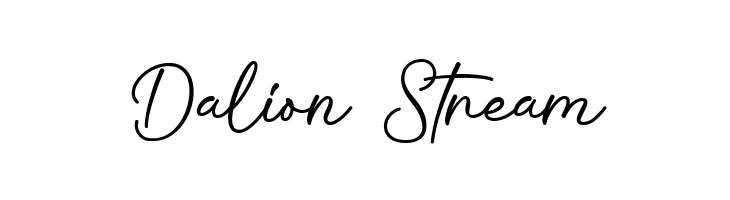 Dalion Stream  Frei Schriftart Herunterladen