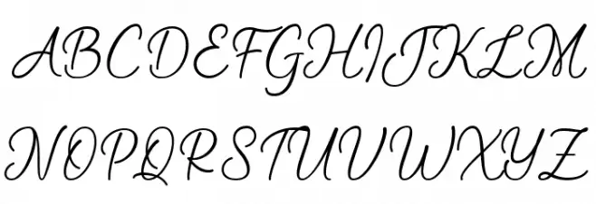 Dalion Stream Schriftart Groß