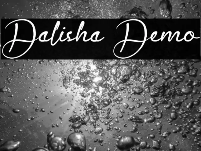 Dalisha Demo Font examples