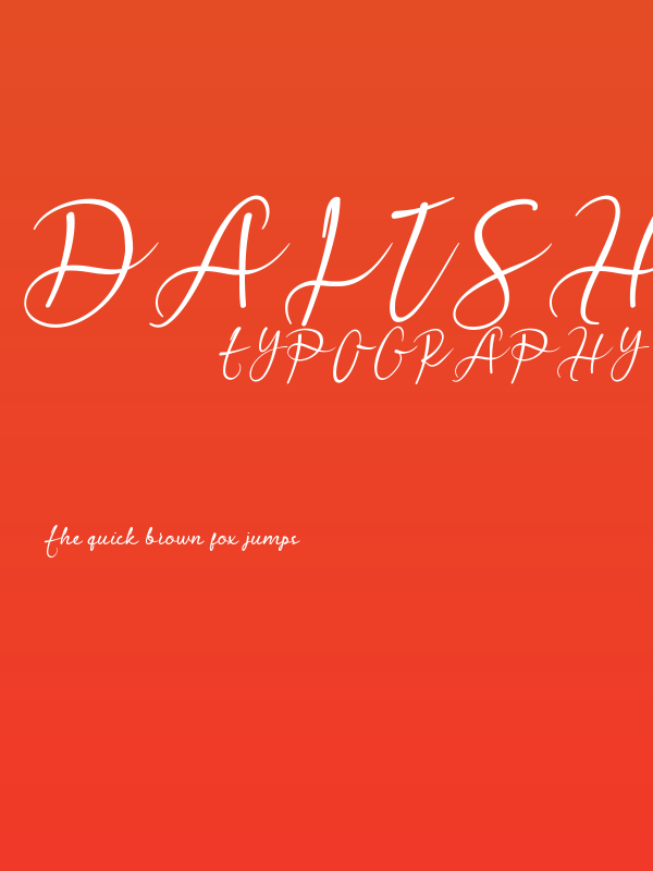 Dalisha Demo Poster
