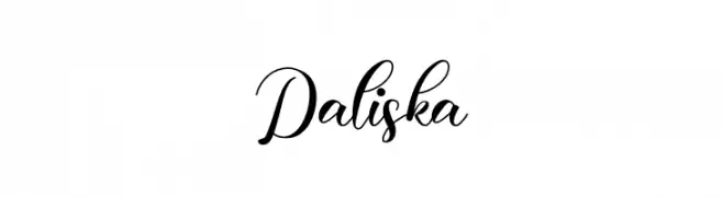 Daliska  Frei Schriftart Herunterladen