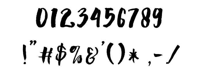 Dality Font OTHER CHARS