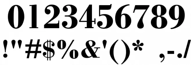 DallaTerrazza-Bold Font OTHER CHARS