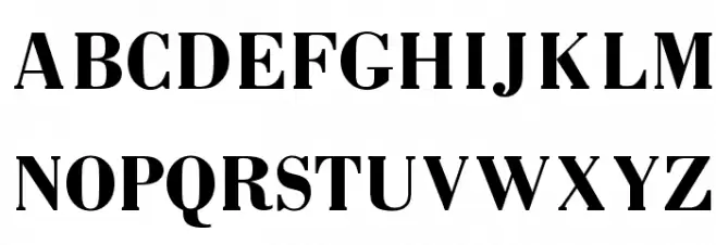 DallaTerrazza-Bold Font Litere mari