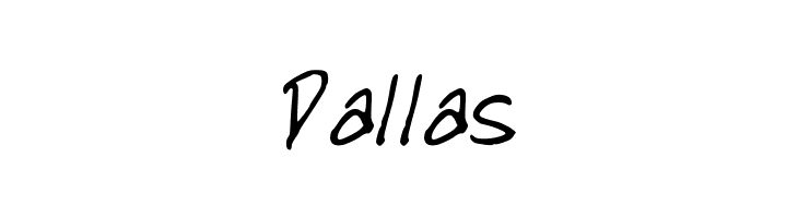 Dallas  baixar fontes gratis