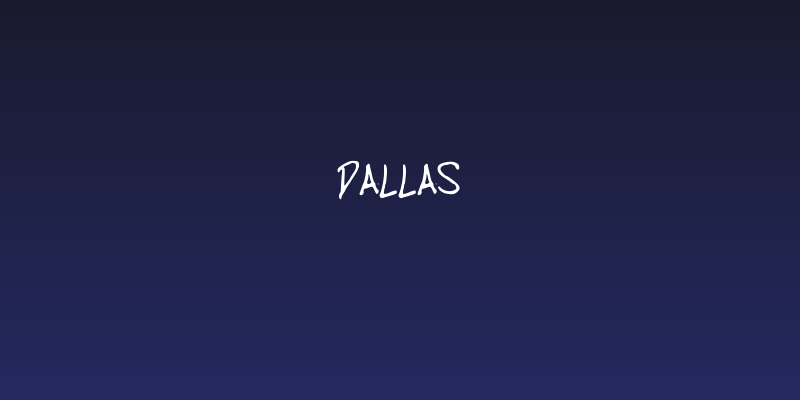 Dallas Social Header