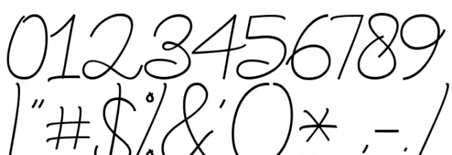 Dallastic Font OTHER CHARS