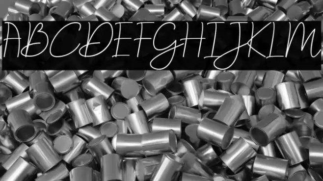 Dallastic Font examples