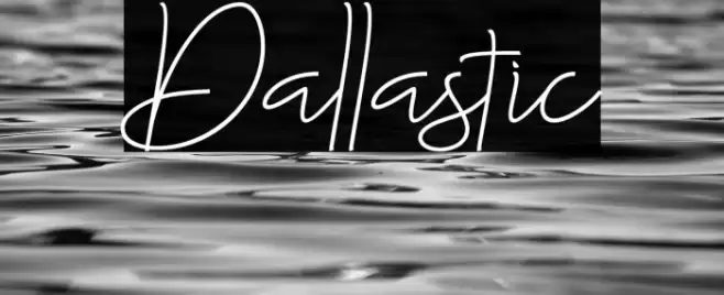 Dallastic Font examples
