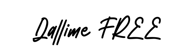 Dallime FREE  Free Fonts Download