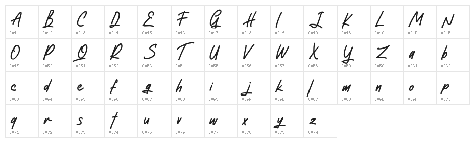 Dallime FREE Character Map