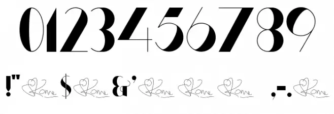 Dalmais Font OTHER CHARS