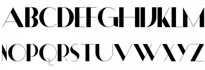 Dalmais Schriftart Groß