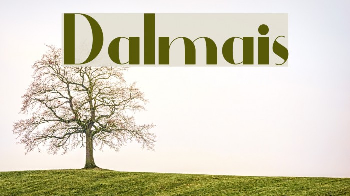 Dalmais Font examples