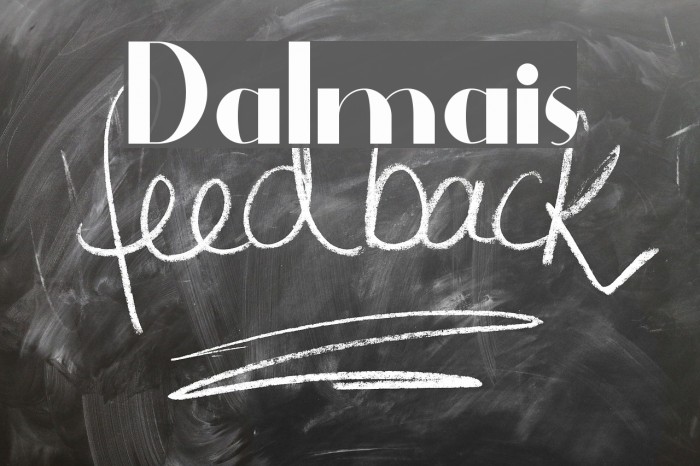 Dalmais Font examples