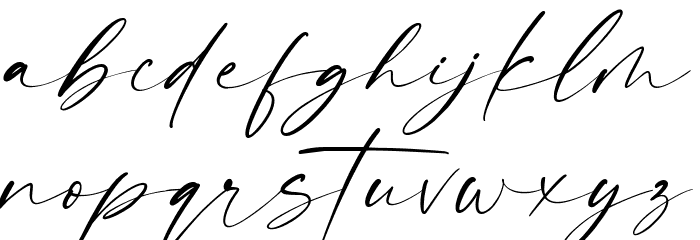 Dalmantian Font LOWERCASE