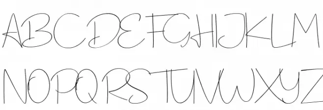 Dalmantina Schriftart Groß