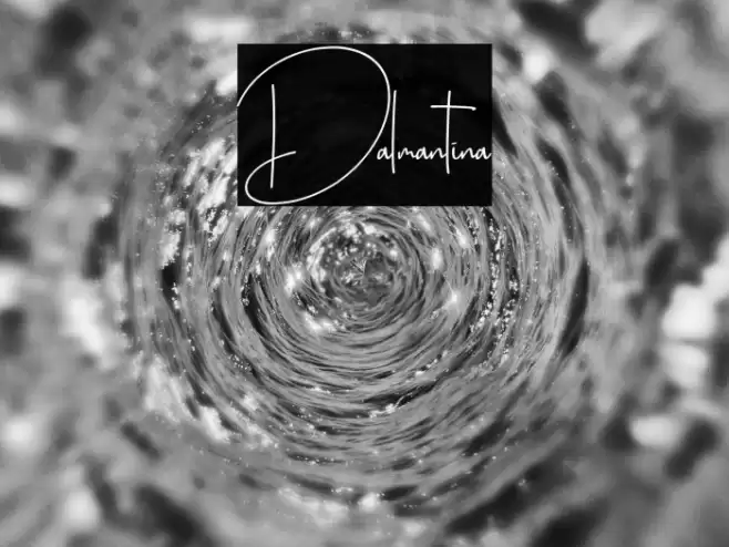 Dalmantina Font examples