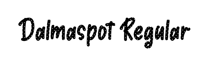 Dalmaspot Regular  Free Fonts Download
