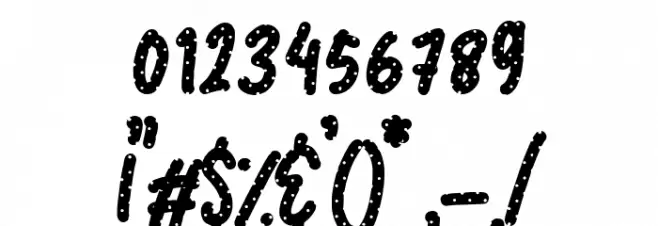 Dalmaspot Regular Font OTHER CHARS