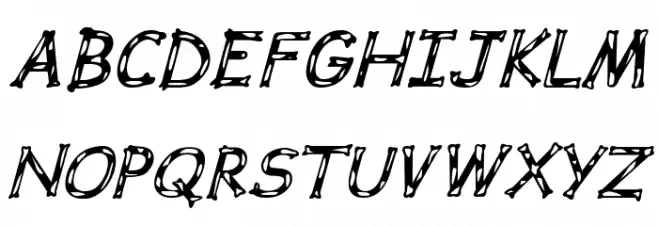 Dalmata Dream Bold Italic Polices MAJUSCULES