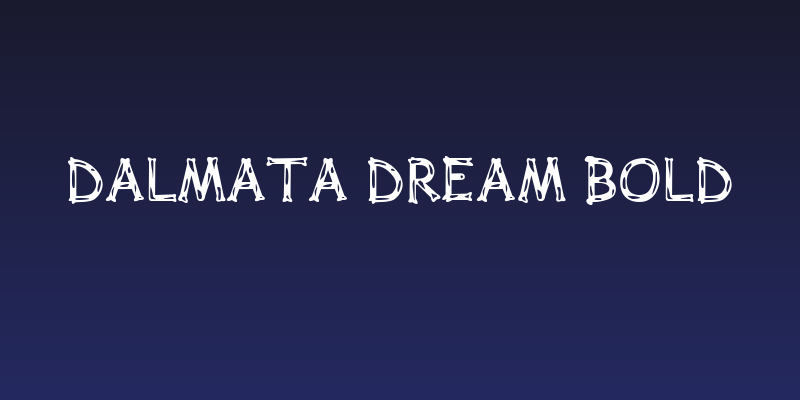 Dalmata Dream Bold Social Header