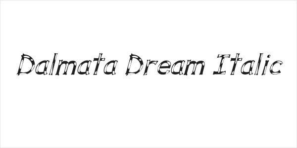 Dalmata Dream Italic Logo