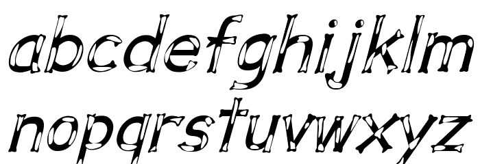 Dalmata Dream Italic Font LOWERCASE