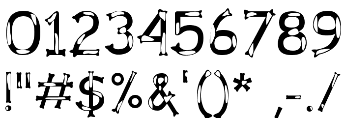 Dalmata Dream Font OTHER CHARS
