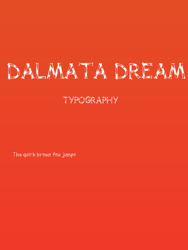 Dalmata Dream Poster