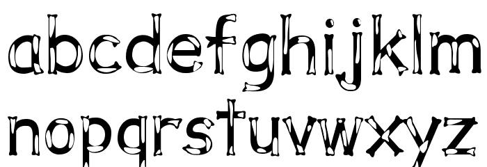 Dalmata Dream Font LOWERCASE