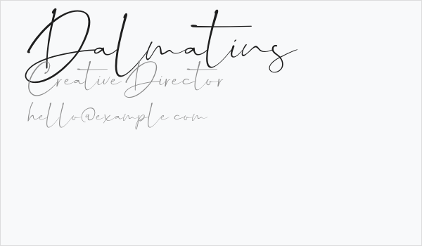 Dalmatins Business Card