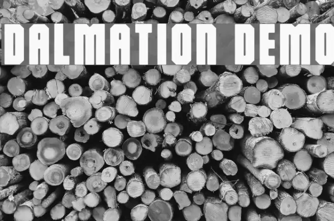 Dalmation Demo Font examples